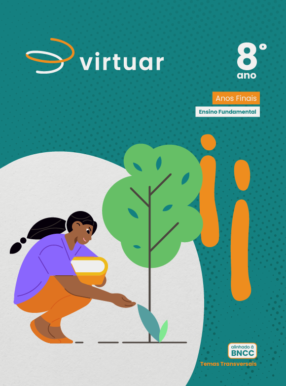 Capa do livro Virtuar — 8º ano, Anos Finais